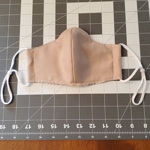 Shaped Cotton Face Mask with Pocket
